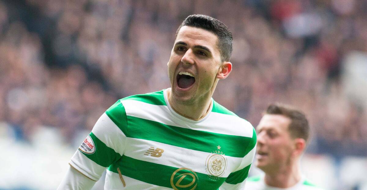 Tom Rogic has been playing for Celtic since 2013, after leaving the Central Coast Mariners. Picture: PA