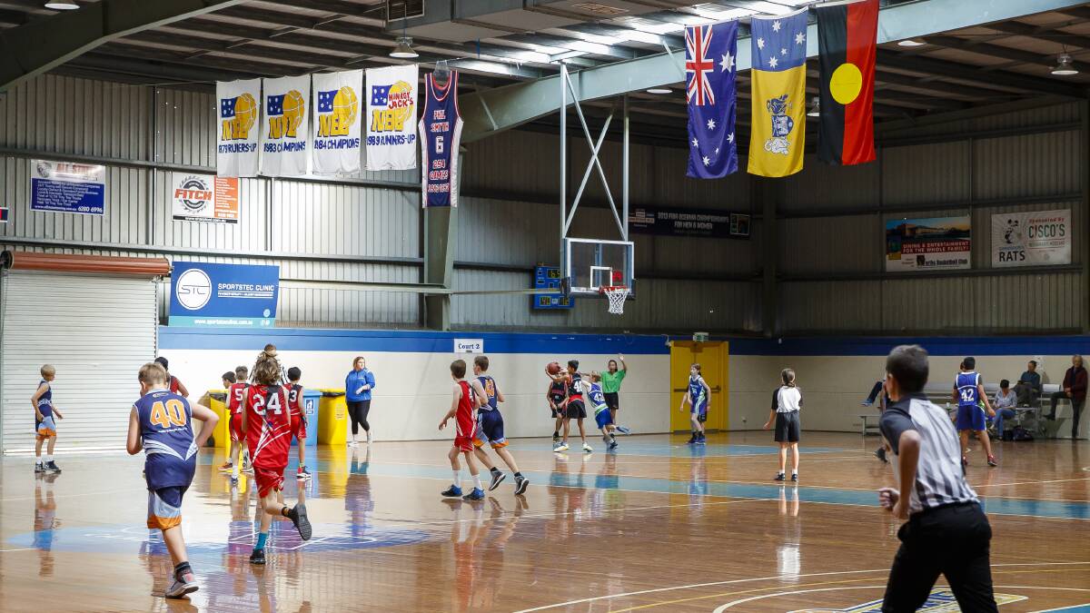 Belconnen Basketball Stadium has received a makeover as officials wait for the all clear to open the doors. Picture: Sitthixay Ditthavong