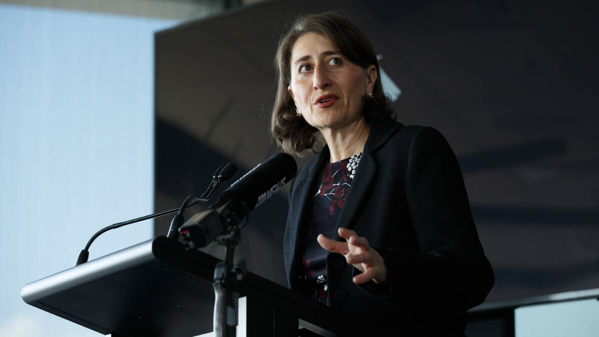 NSW Premier Gladys Berejiklian was forced to call an independent inquiry into the disembarkation from the Ruby Princess cruise ship. Picture: Max Mason-Hubers