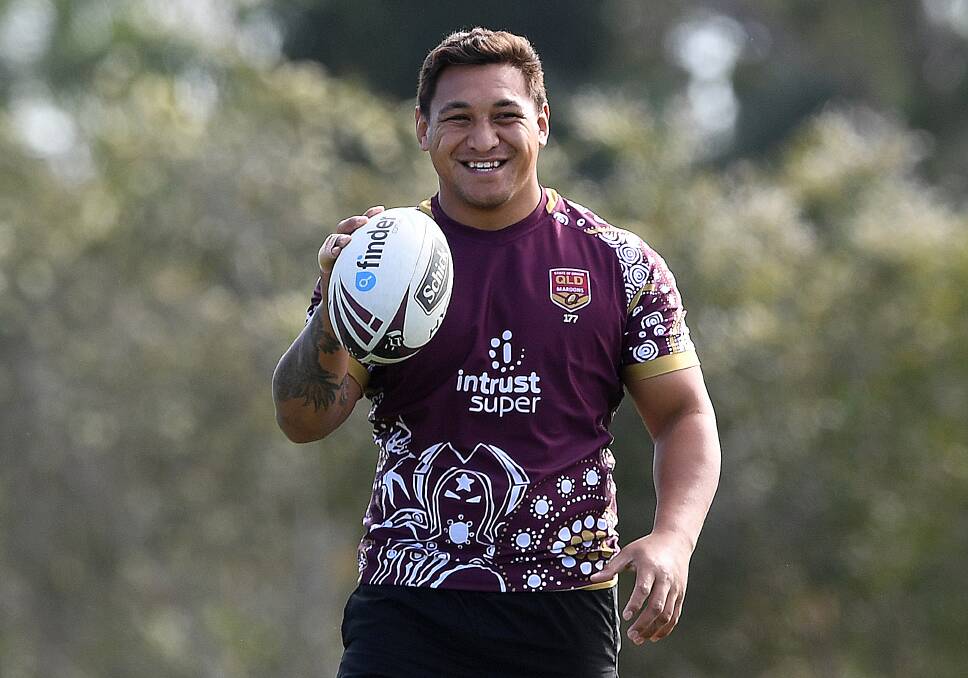 Josh Papalii is relishing the chance to represent Queensland again. Picture: AAP