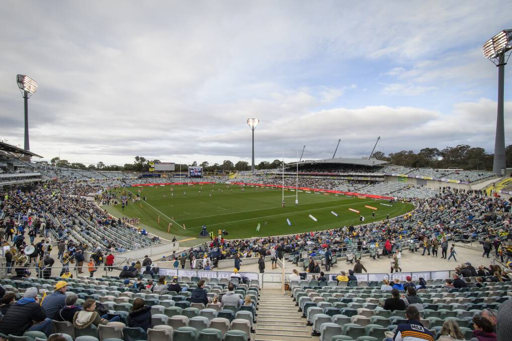 Sport Australia is yet to decide if it will sell Canberra Stadium to the ACT government. Picture: Sitthixay Ditthavong