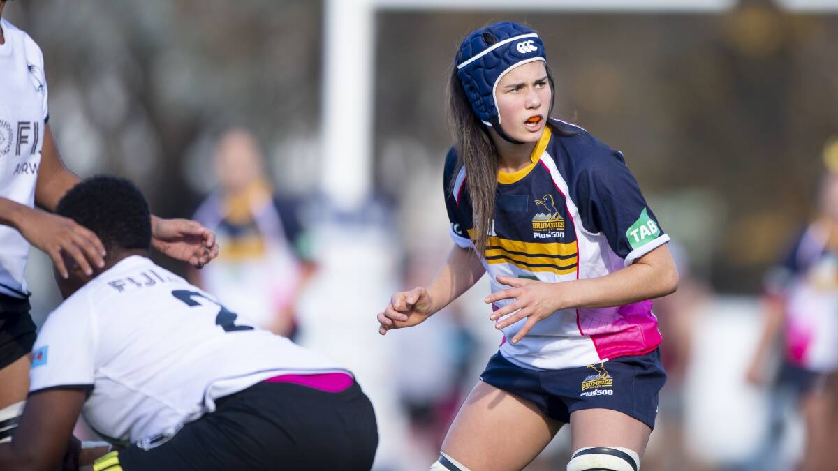 Skye Churchill will captain University of Canberra for the Uni 7's competition. Picture:Sitthixay Ditthavong