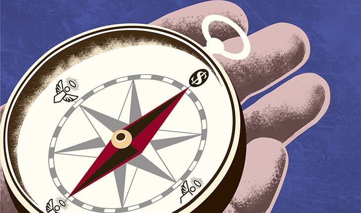 It's time to dust off your moral compass, dear readers. Image: Jow Benke/Fairfax