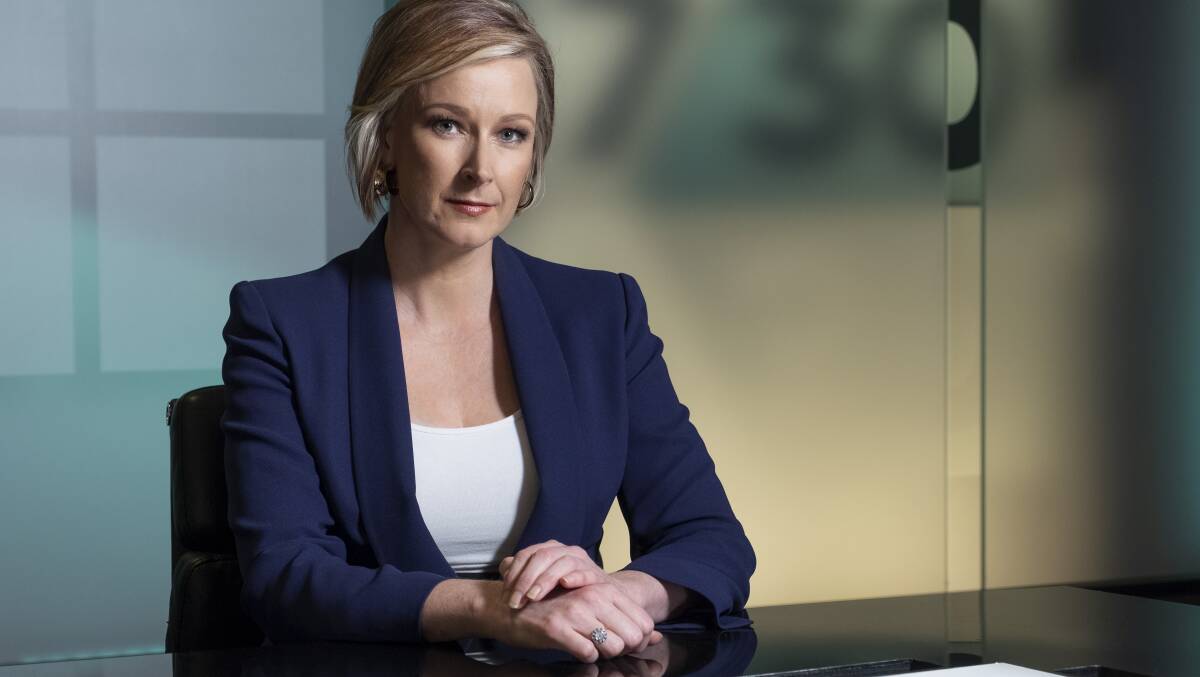 Leigh Sales, the host of the ABC's 7.30, called out an unwelcome kiss. 