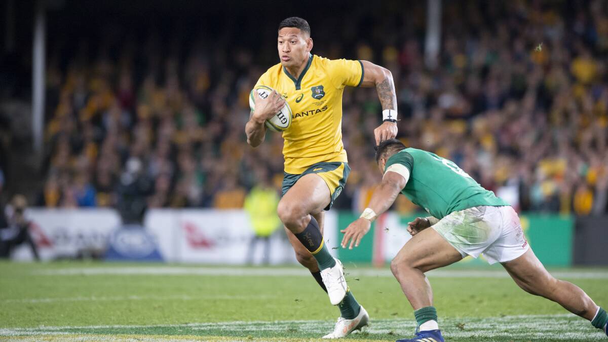 Former Wallabies fullback Israel Folau has signed a contract with the Catalan Dragons in France. Picture: Sitthixay Ditthavong