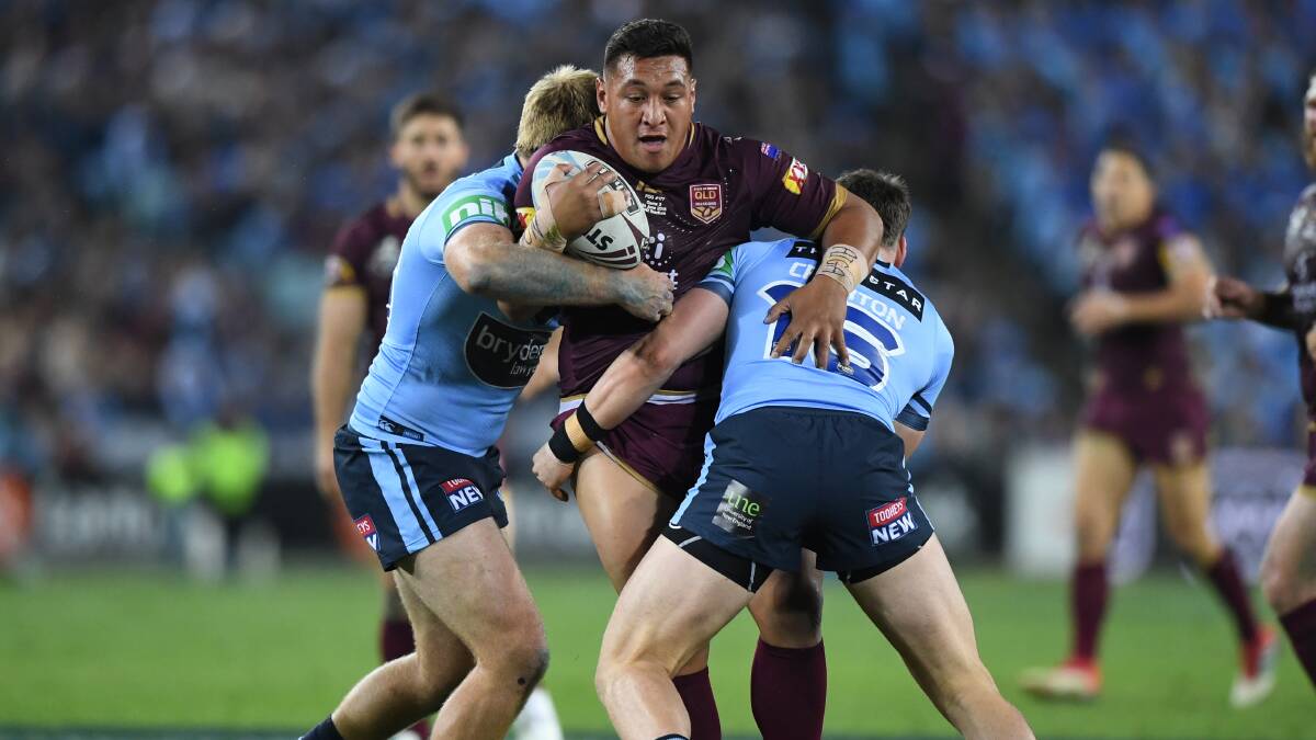 Josh Papalii will play a huge role for the Maroons. Picture: AAP