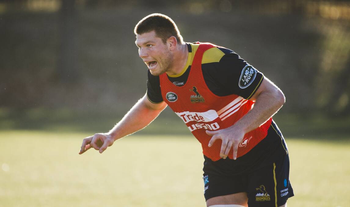 Canberra Vikings lock Blake Enever has a chance to chase Brumbies game time. Picture: Jamila Toderas