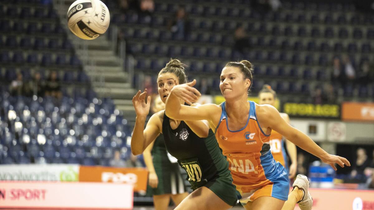 Taylah Davies starred for the Canberra Giants in the ANL bronze-medal match. Photo: Sitthixay Ditthavong