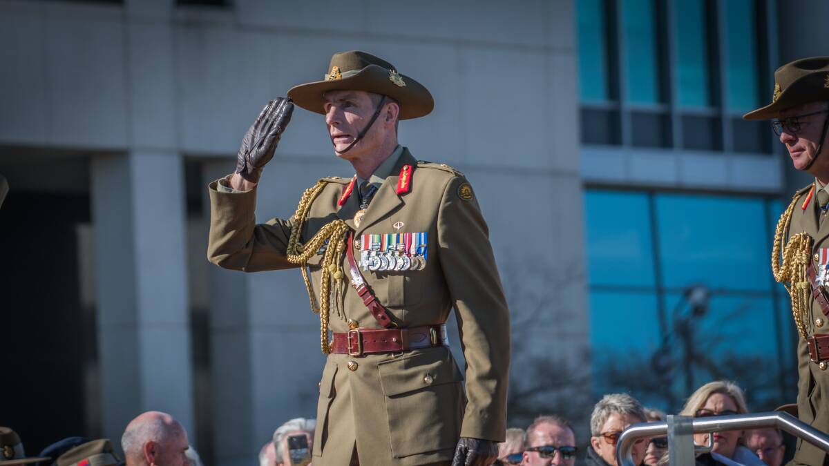 Chief of the Defence Force General Angus Campbell told ABC's Insiders mandatory body cameras on Australia's troops would be a 'very good idea'. Picture: Karleen Minney