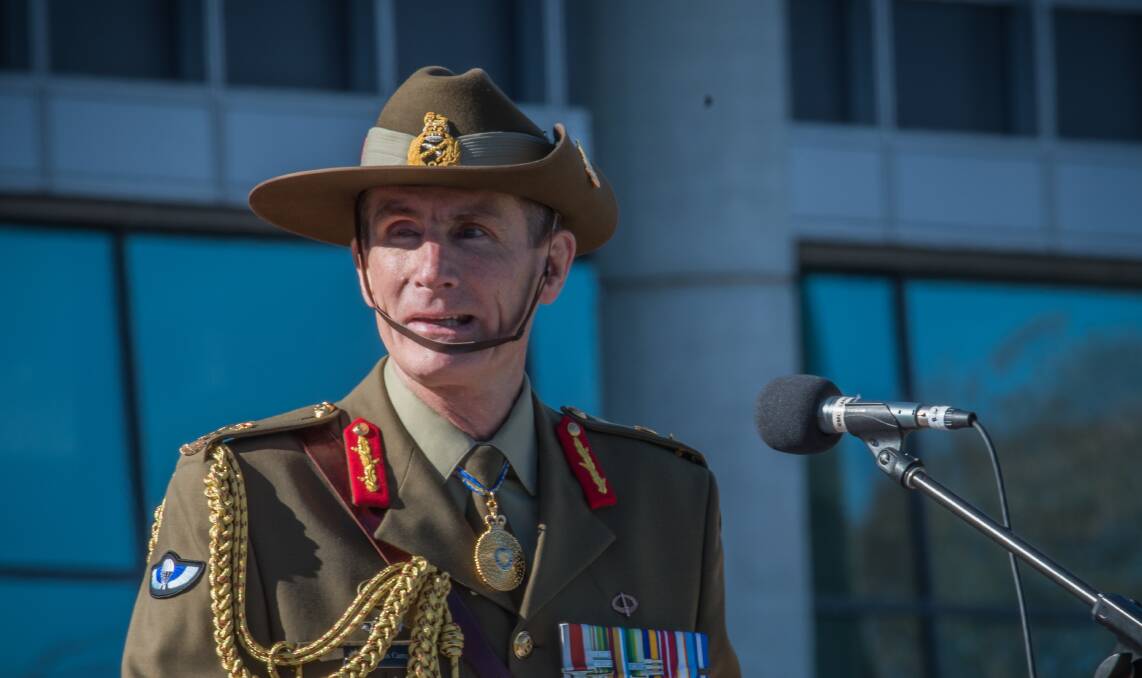 Chief of the Defence Force Angus Campbell in 2018. Picture: Karleen Minney