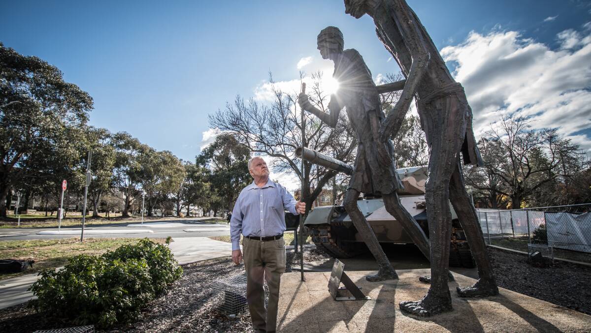 The Canberra Service Club president Mike Kinniburgh, who was shocked by Mr Gentleman's decision to reject its bid to remove concessional leases at sites in Barton and Griffith. Picture: Karleen Minney