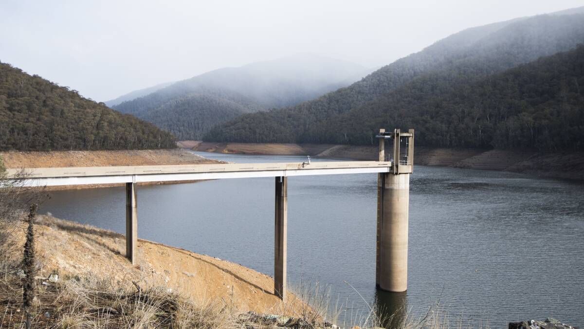 Corin Dam in 2018. Picture: Elesa Kurtz
