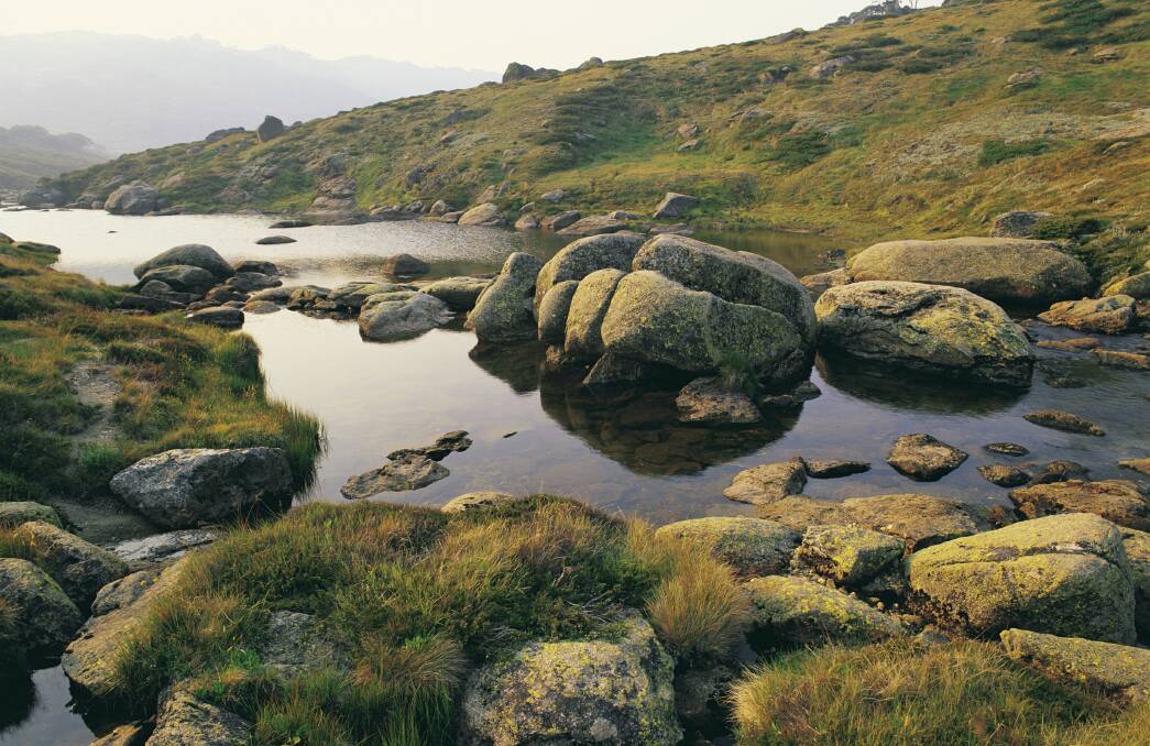 Scenic views of Spencers Creek on the trail to Mount Kosciuszko. Picture: Paul Sinclair