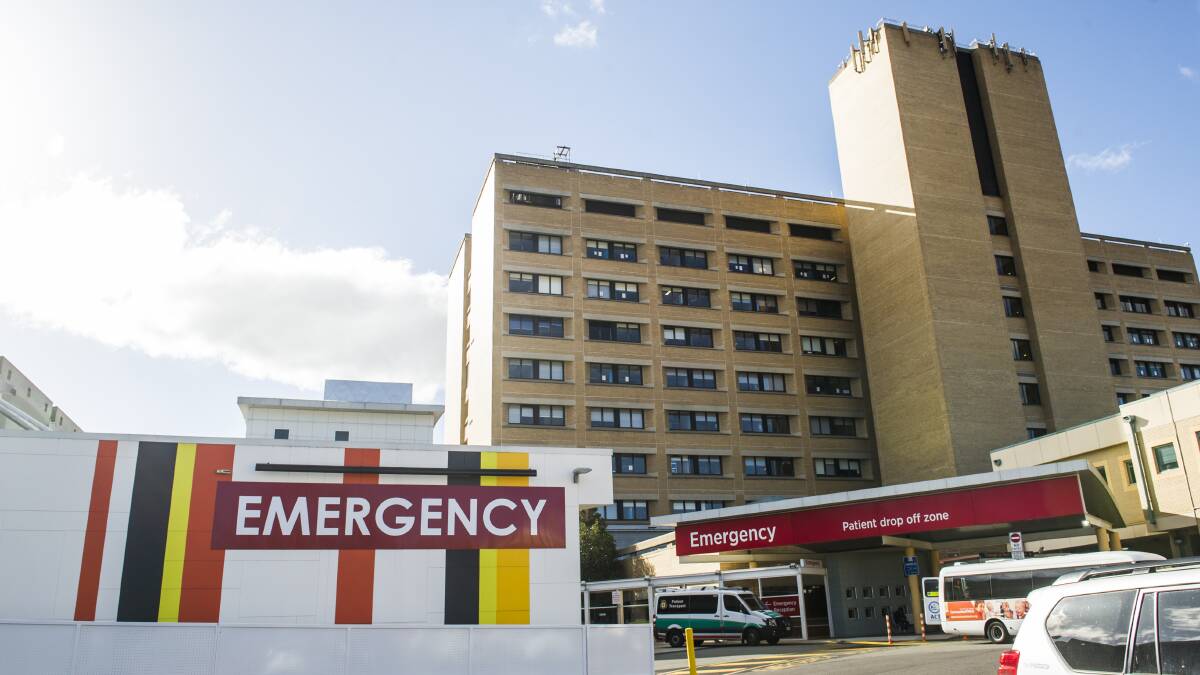 The Canberra Hospital emergency department. Picture: Elesa Kurtz