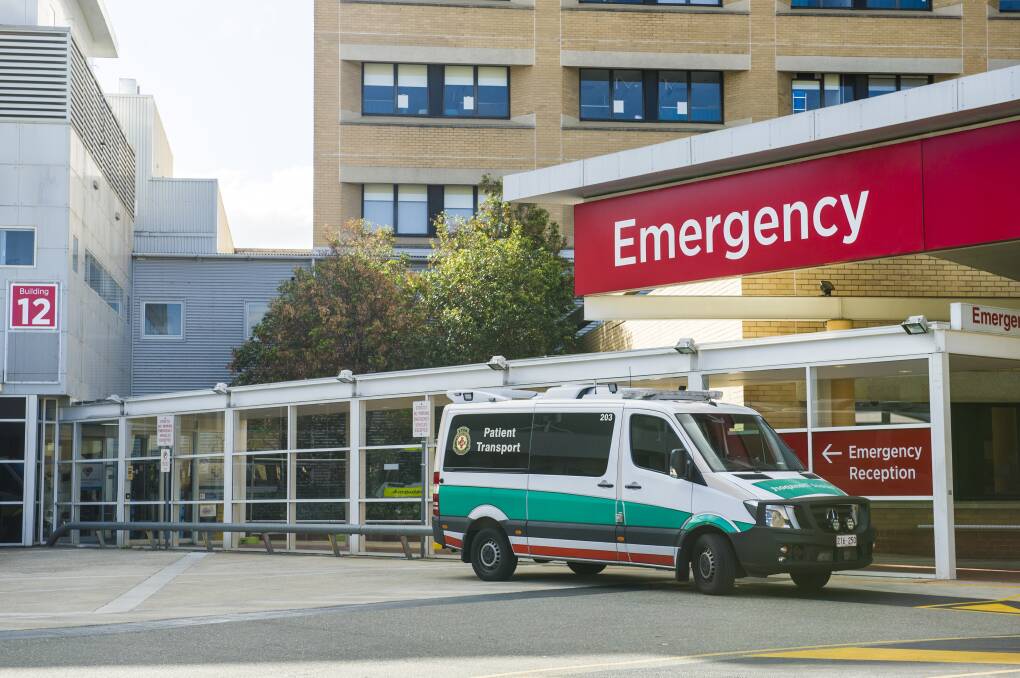The performance of Canberra's emergency departments has ended the financial year at a new low. Picture: Elesa Kurtz