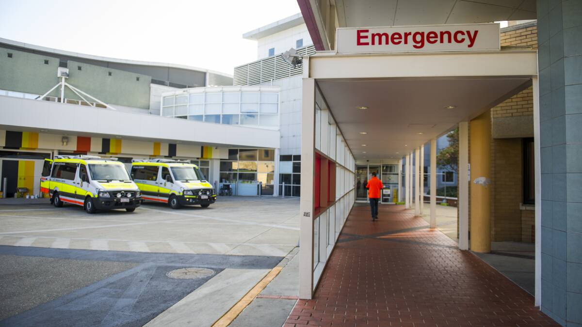 Canberra Hospital emergency department. Picture: Elesa Kurtz