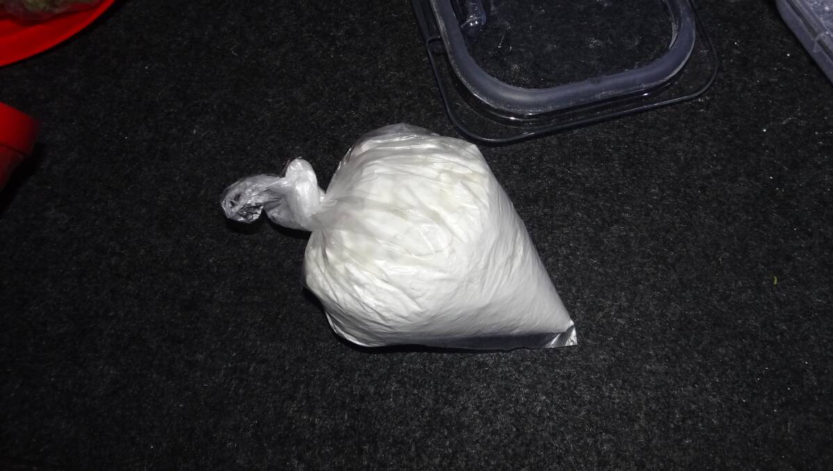 Police found 405 grams of cocaine in a raid of McCallum's home. Picture: ACT Policing