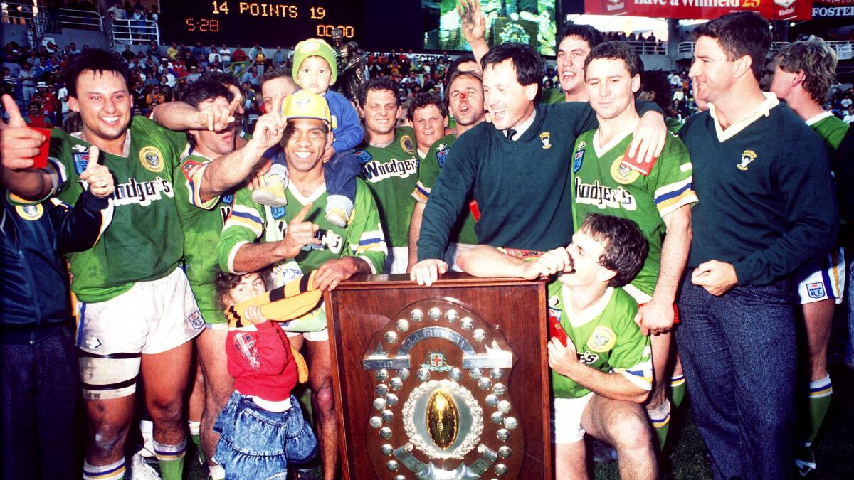 Balmain finished fifth in 1990 after losing the '89 grand final to the Raiders. Picture: Col Whelan