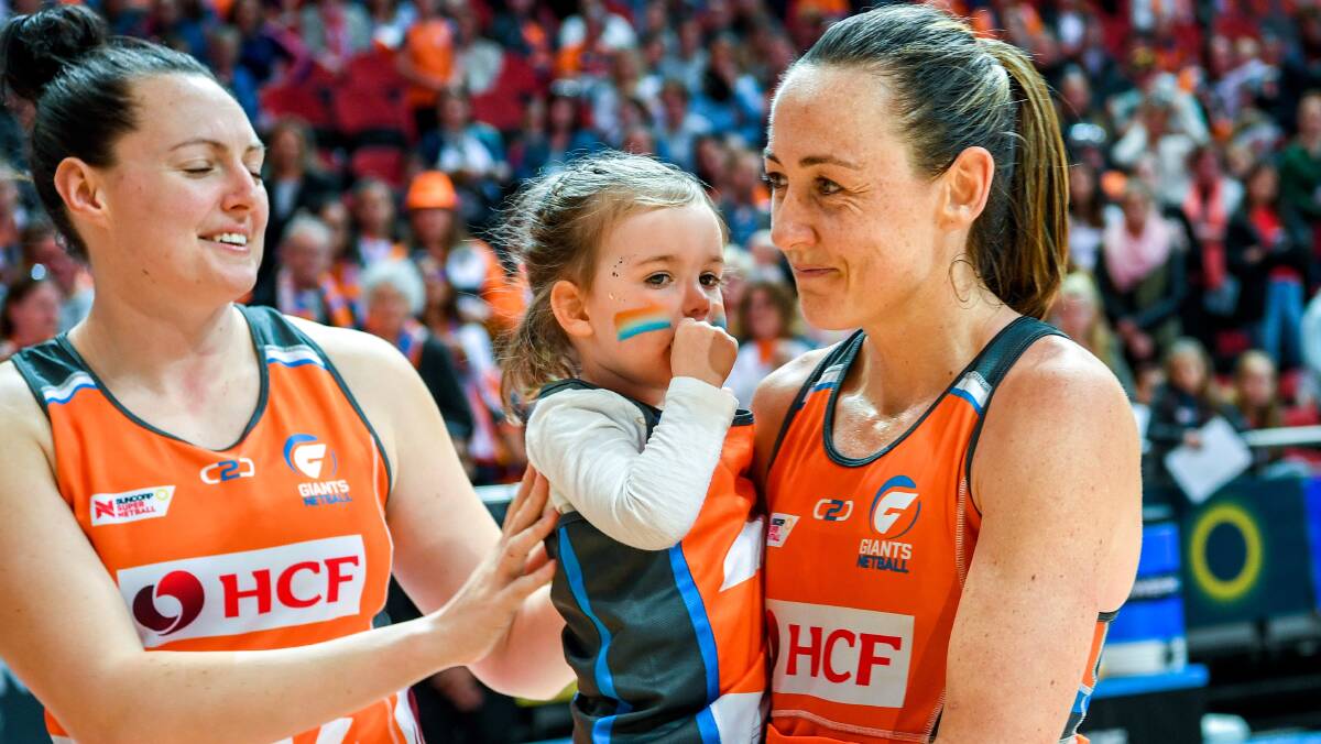 Former Diamond and Giants defender Bec Bulley retired from netball for the second time last year. Picture: Brendan Esposito.