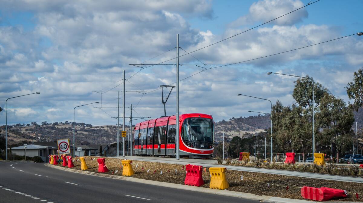 A new light rail stop is planned for Flemington Road. Picture: Karleen Minney