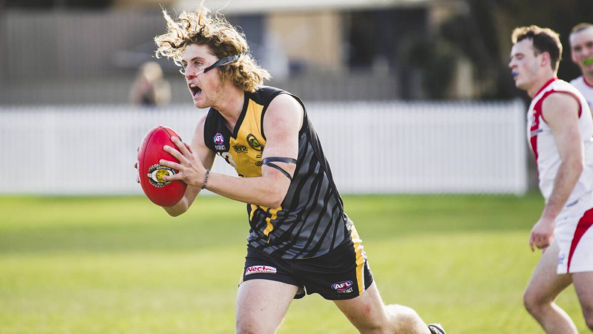 Kel Evans and the Queanbeyan Tigers are among the premiership contenders. Picture: Jamila Toderas