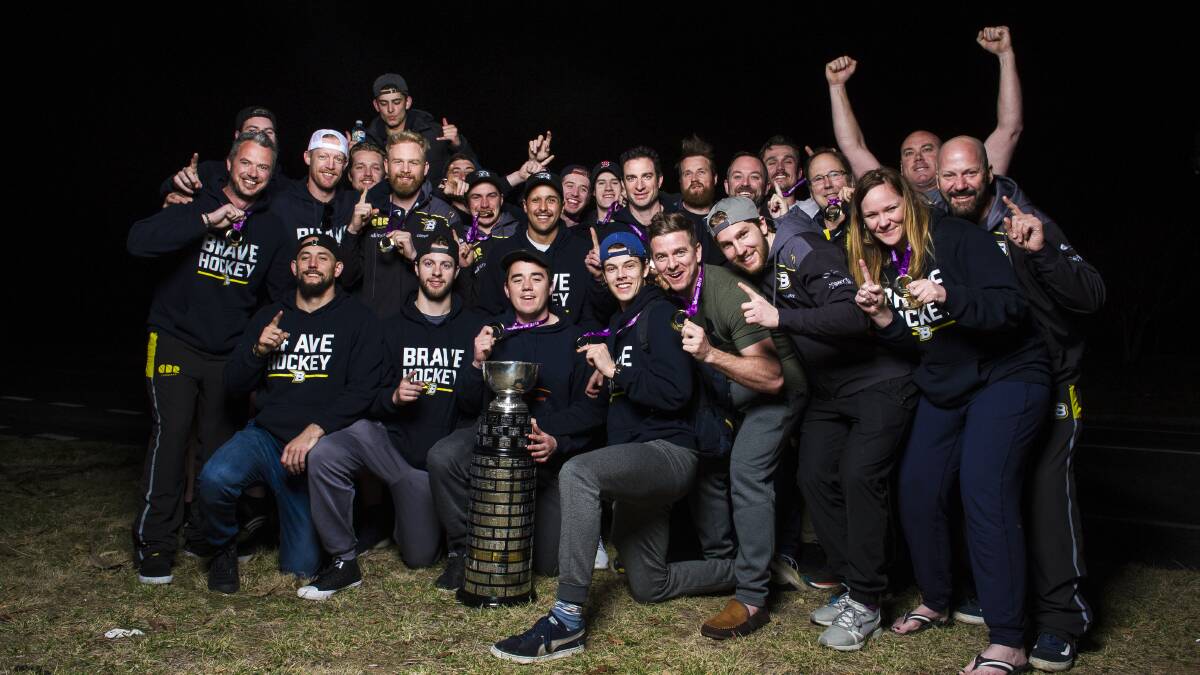 The Brave won the Goodall Cup for the first time last year. Picture: Dion Georgopoulos