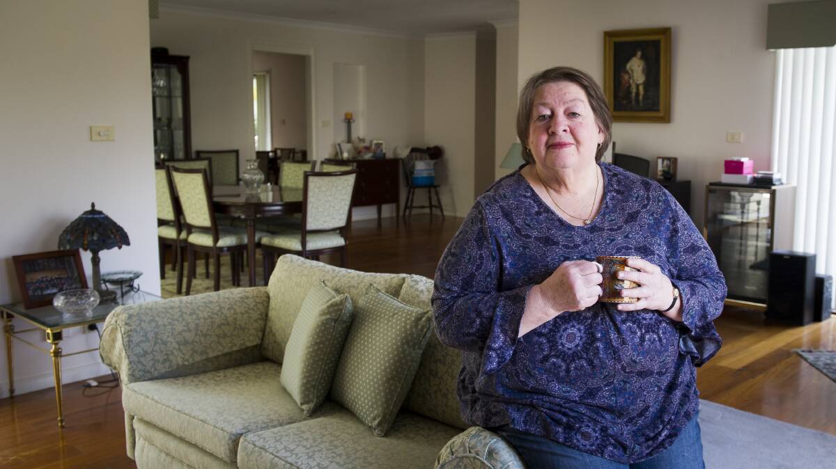 Mr Fluffy homeowner Lorraine Carvalho, who says she will go to jail before spending any more money dealing with a problem that was not the homeowners' fault. Picture: Elesa Kurtz