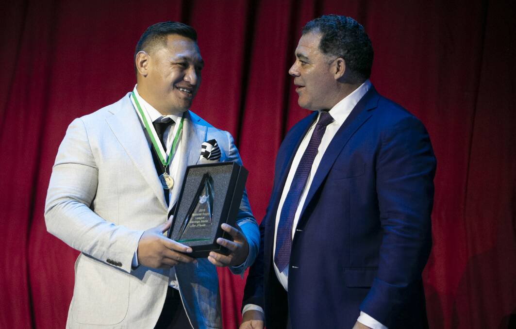 Josh Papalii wins the 2018 Mal Meninga Medal. Will he go back-to-back? Picture: NRL Imagery