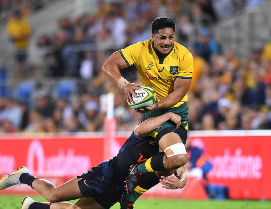 Pete Samu played seven Tests for the Wallabies last year after Michael Cheika lured him back to Australia. Picture: AAP