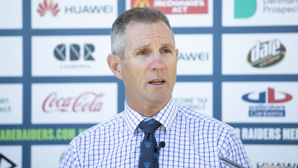 Canberra Raiders chief executive Don Furner says they're looking to do a five-year stadium deal. Photo: Sitthixay Ditthavong