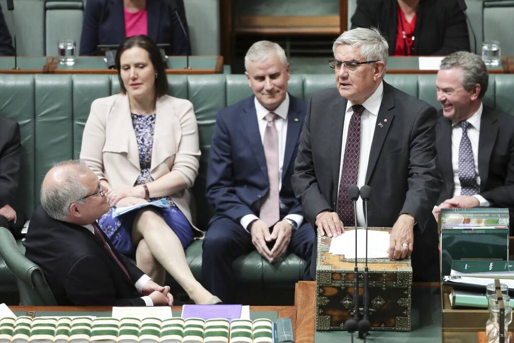 Prime Minister Scott Morrison is standing by his Aged Care Minister Ken Wyatt who is facing allegations his office was a toxic workplace. Picture: Alex Ellinghausen