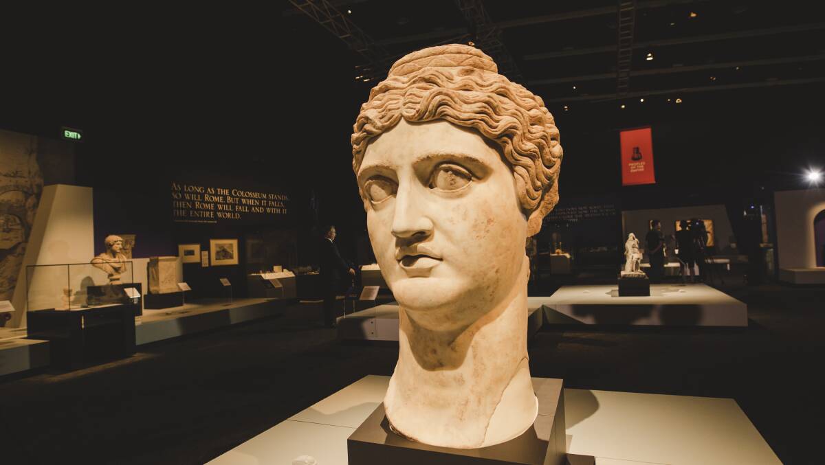 Rome: City and Empire at the National Museum of Australia. Picture: Jamila Toderas