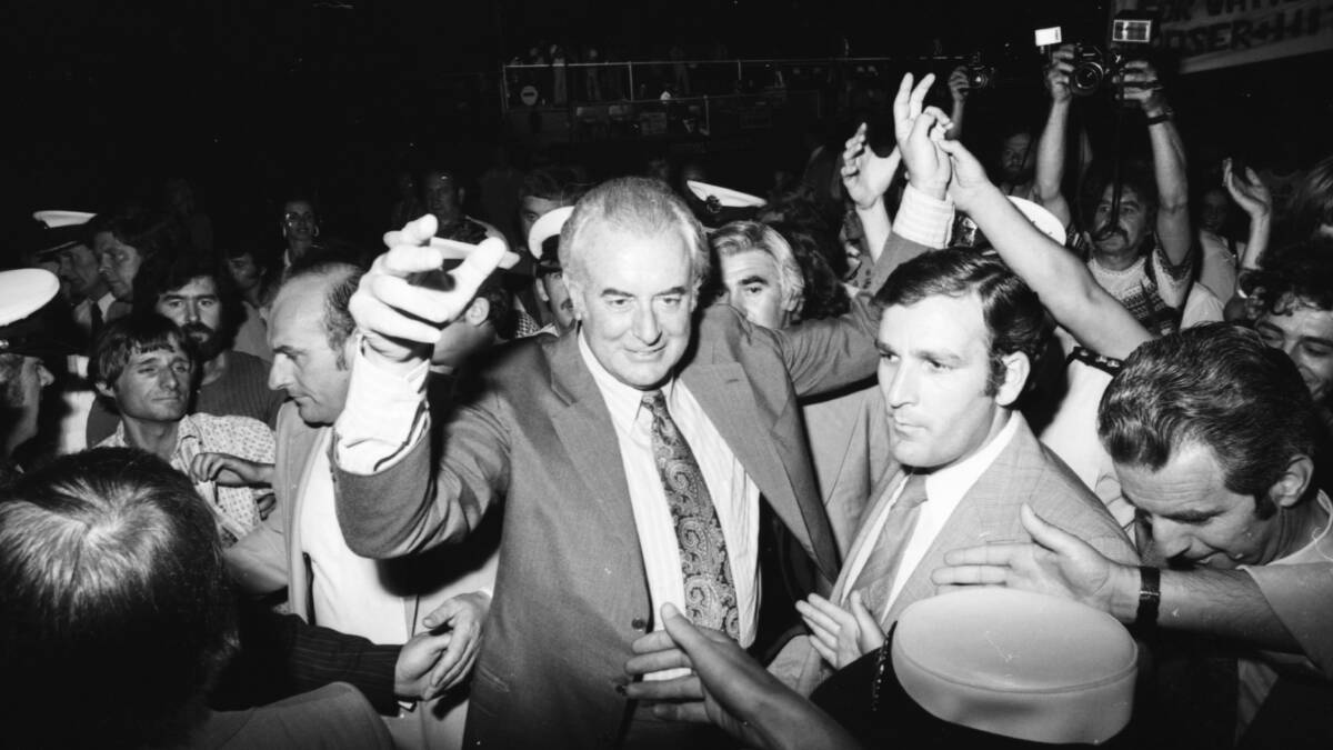 Former prime minister Mr Gough Whitlam focused on policy because it served him well. Picture: Fairfax Media