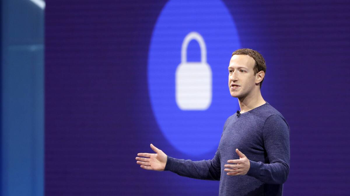 Facebook CEO Mark Zuckerberg. There there is no right of privacy preventing foreign businesses such as Facebook from processing your personal details. Picture: AP
