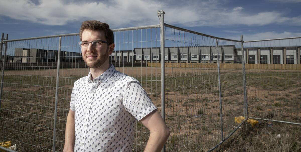 Ryan Hemsley, pictured in 2018, who has campaigned against developments exceeding their original specification in Coombs. Photo: Sitthixay Ditthavong