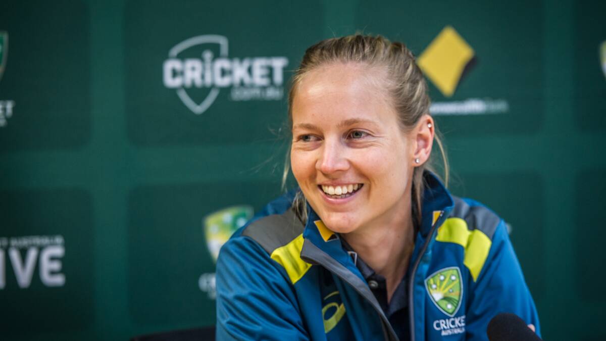 Australian captain Meg Lanning wants to make a statement in the capital. Picture: Karleen Minney.