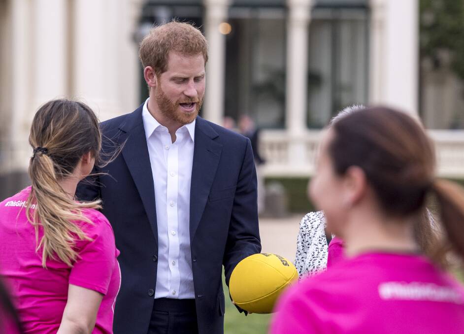 Britain's Prince Harry would certainly shake up the office of the GG. Photo: Eddie Jim