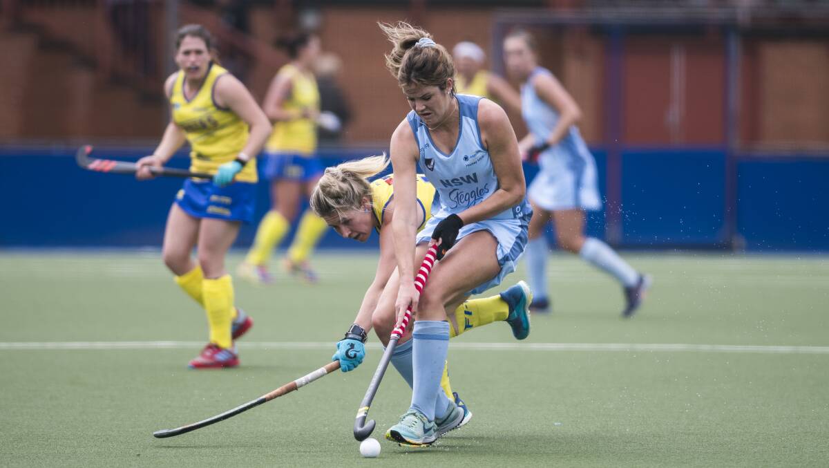 Anna Flanagan during her stint with NSW against the ACT. Picture: Dion Georgopoulos