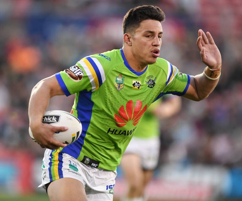 Joe Tapine will return to the fold for Canberra this week. Picture: NRL Photos