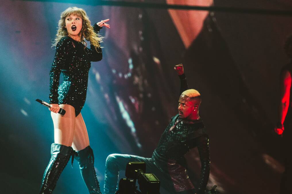 Taylor Swift's Reputation concert at Melbourne's Marvel Stadium last year. Picture: Rick Clifford