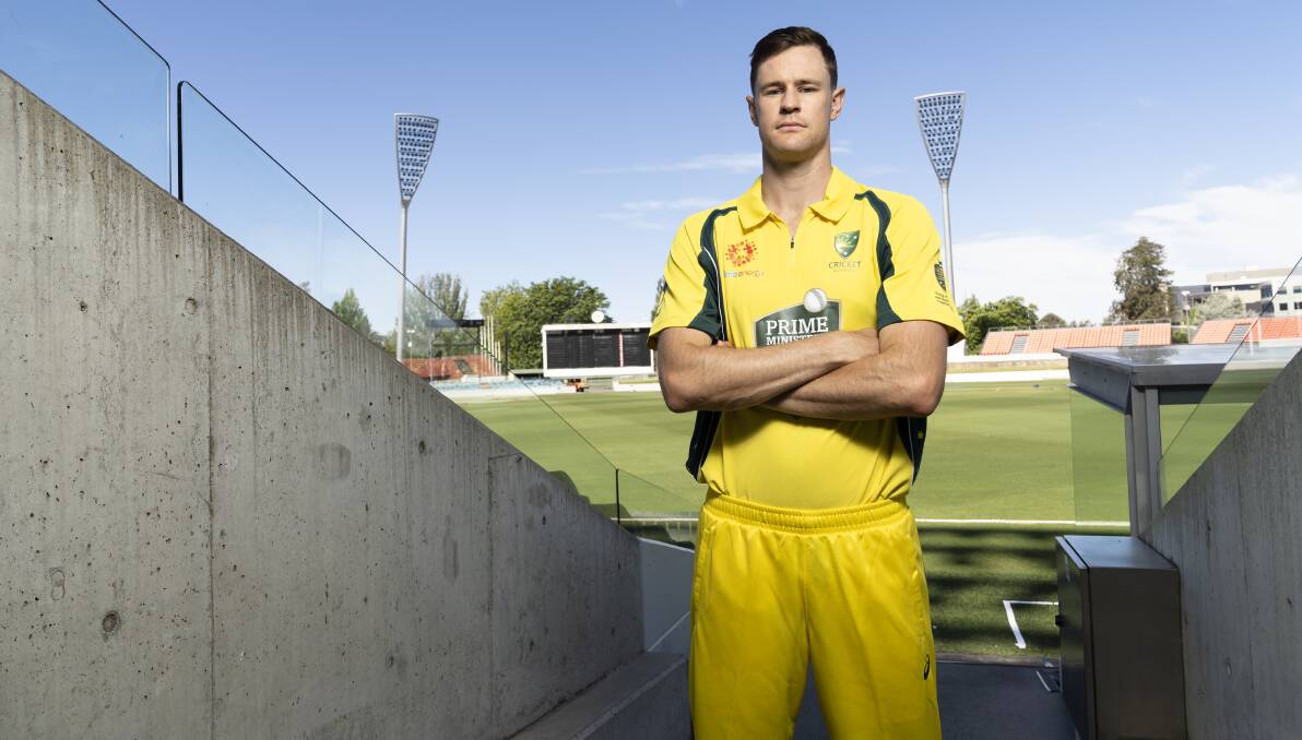 Jason Behrendorff has set his sights on the Twenty20 World Cup. Picture: Lawrence Atkin