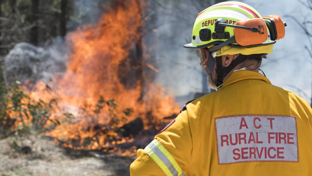 Twelve ACT firefighters have been sent to battle blazes in northern NSW. File picture: Elesa Kurtz