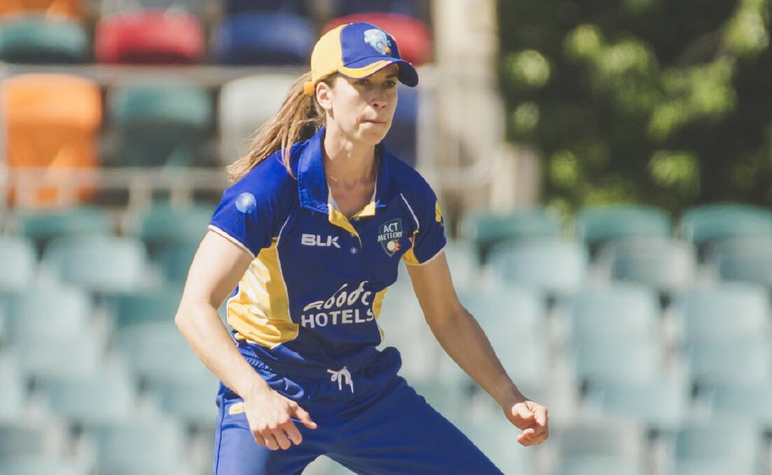The Meteors were a stepping stone to the T20 World Cup for Erin Burns. Picture: Jamila Toderas
