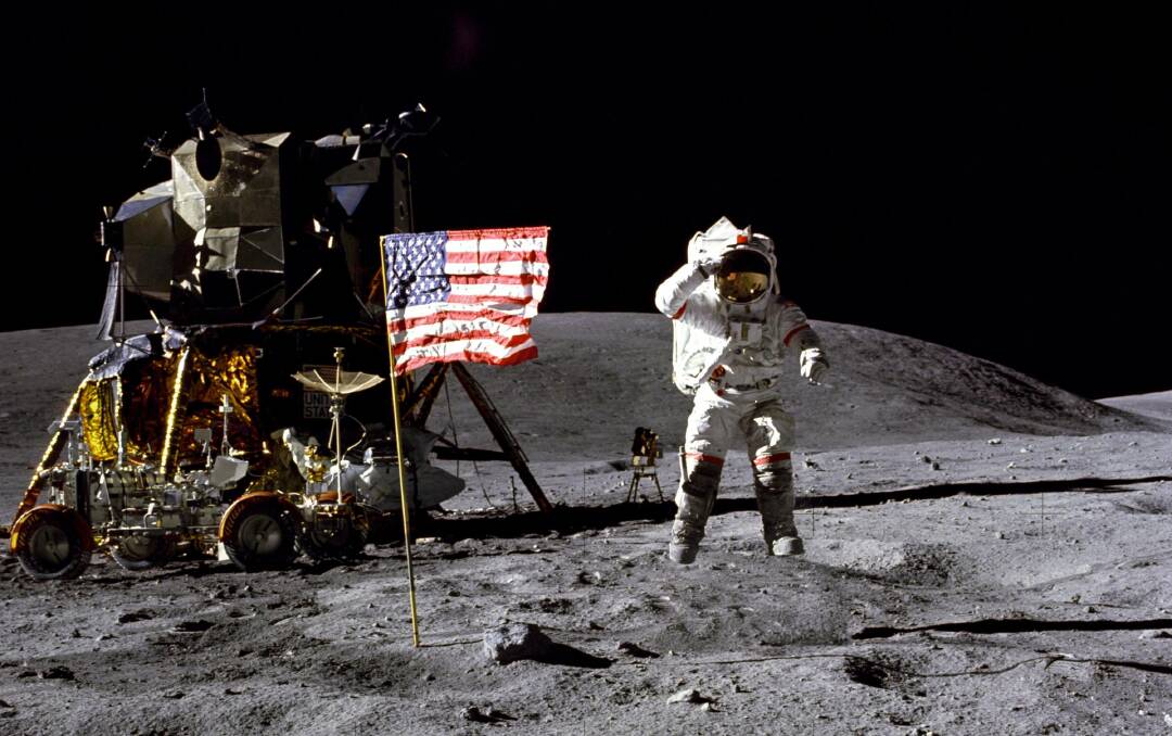 The United States is aiming to return to the moon by 2024. Picture: NASA
