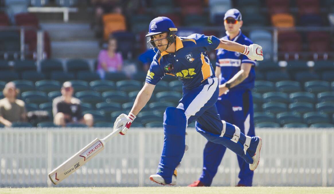 ACT batsman Dan Leerdam is determined to make the most of a chance on a big stage. Photo: Jamila Toderas