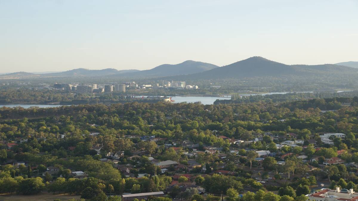 Canberra is couched more seamlessly into its surrounding landscape than other cities.