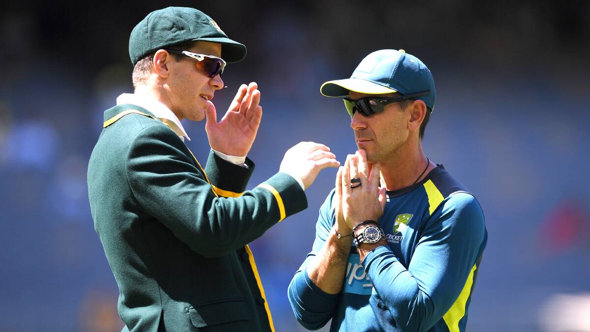 All eyes on us: Australian captain Tim Paine and coach Justin Langer have plenty of big decisions to make. Picture: AAP
