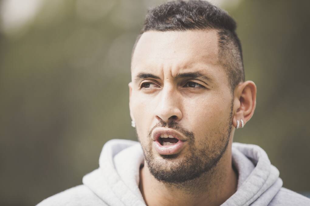 Here to help: Nick Kyrgios wants to help anyone going through a tough time. Picture: Jamila Toderas
