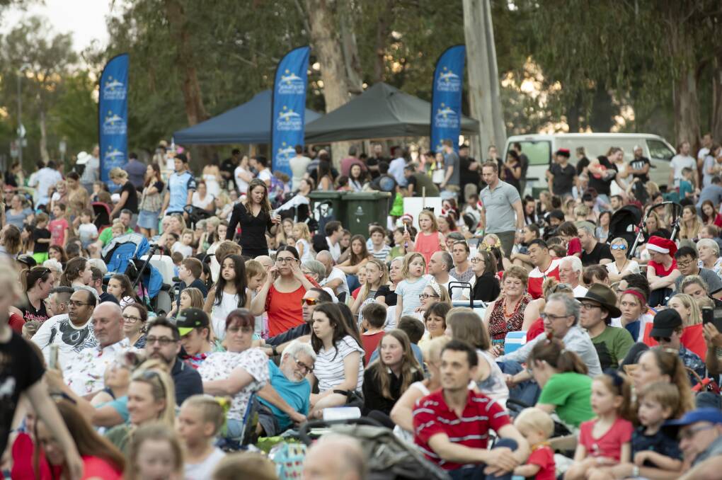 Carols by Candlelight at Stage 88 last year. Picture: Sitthixay Ditthavong