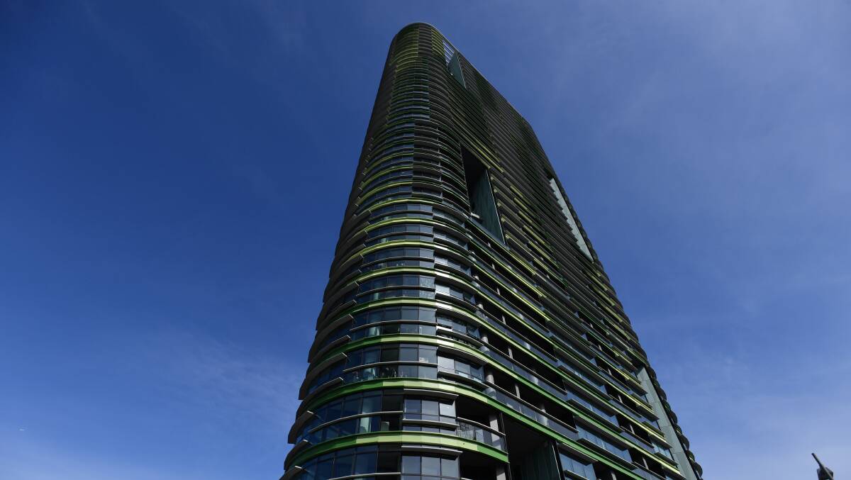 Opal Tower has become a symbol of unscrupulous builders and an industry that is beyond control. Picture: AAP.